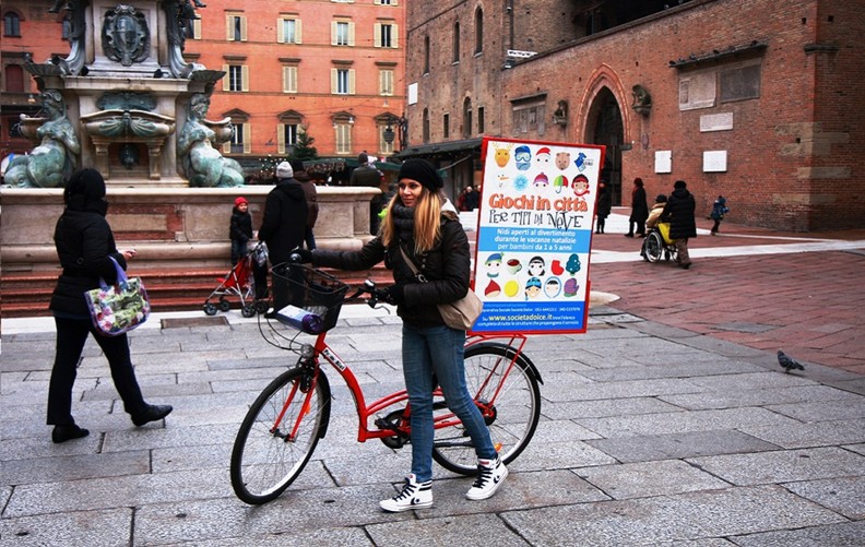 Biciclette Pubblicitarie A Bologna Bologna Volantinaggio